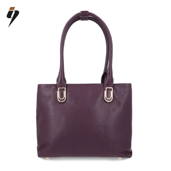 Gleaming Purple Handbag