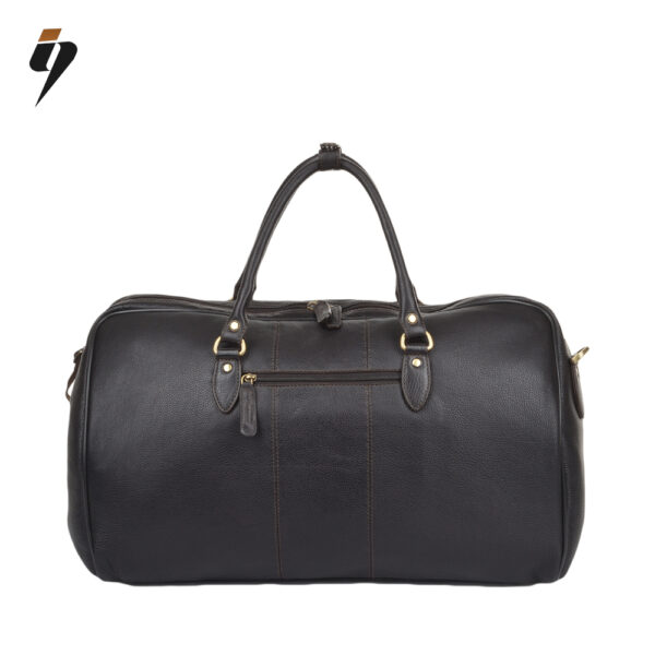 Charles Chestnut Leather Weekend Holdall – Large Travel Bag for Men