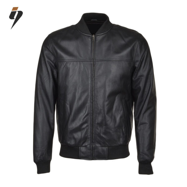 Danny – Oxblood Leather Bomber Jacket